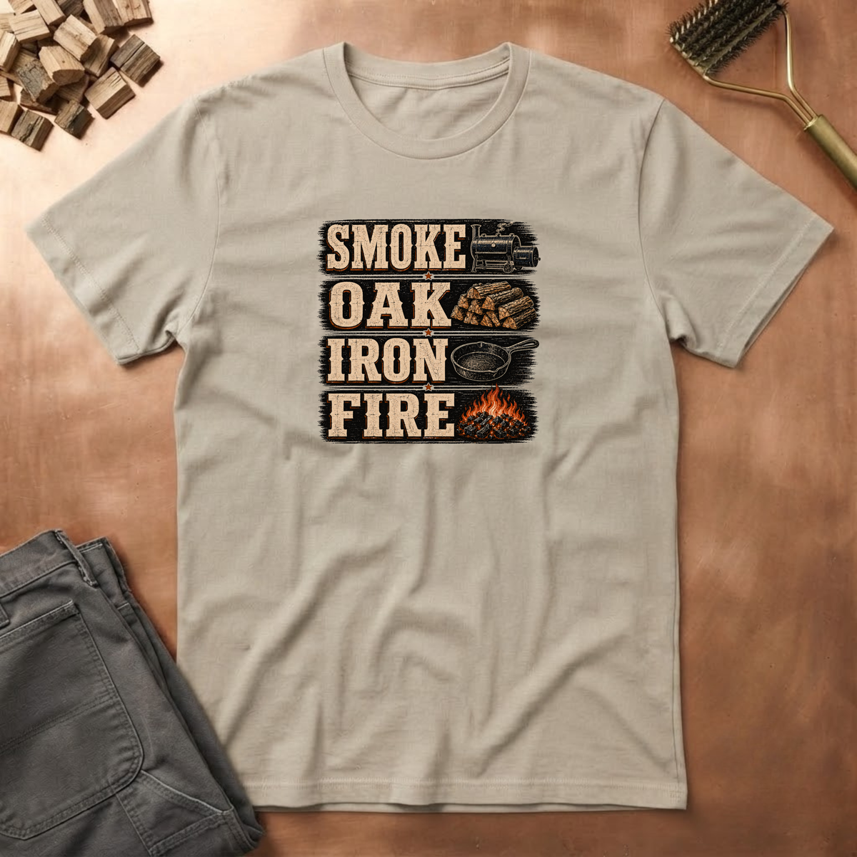 Smoke Oak Iron Fire T-Shirt