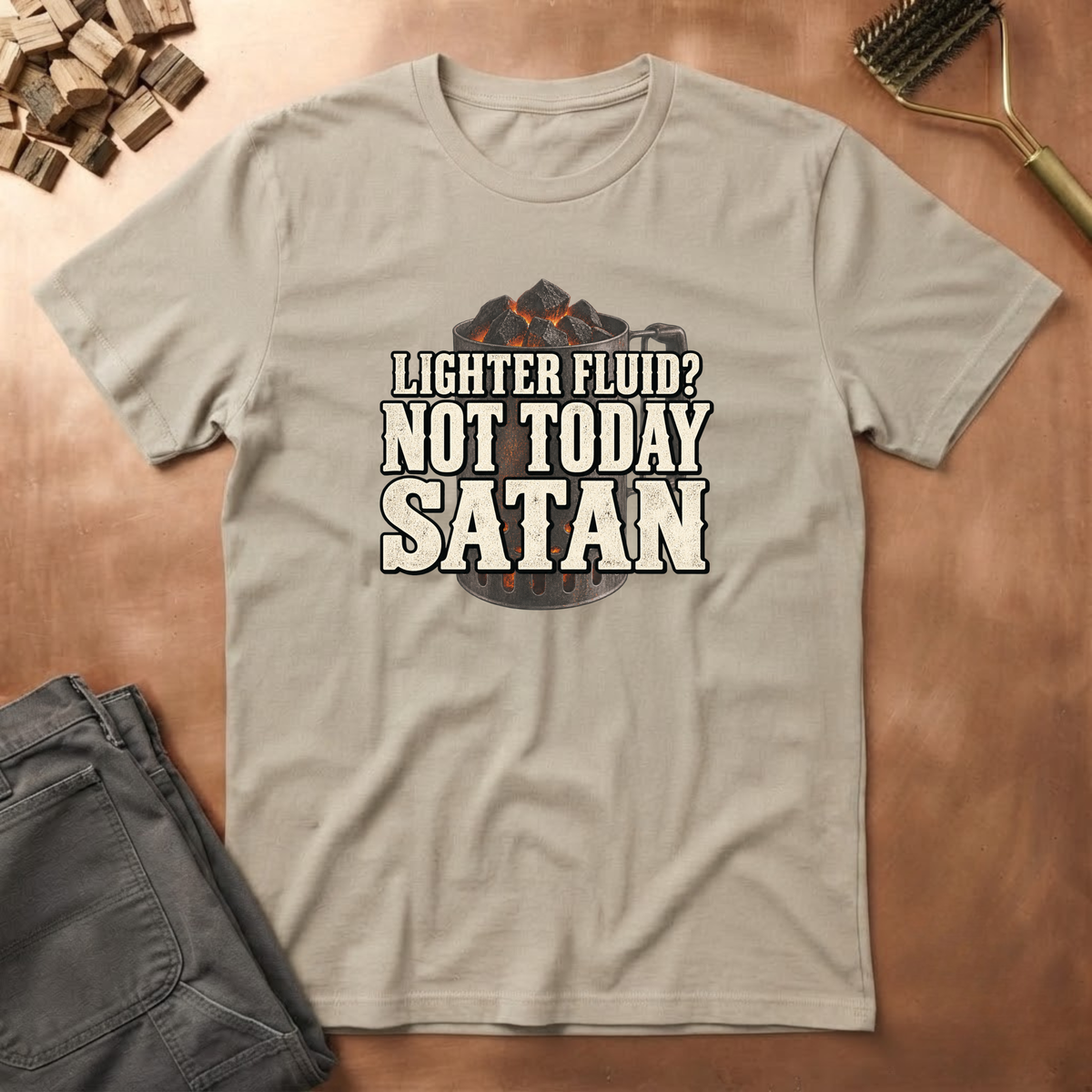 No Lighter Fluid T-Shirt