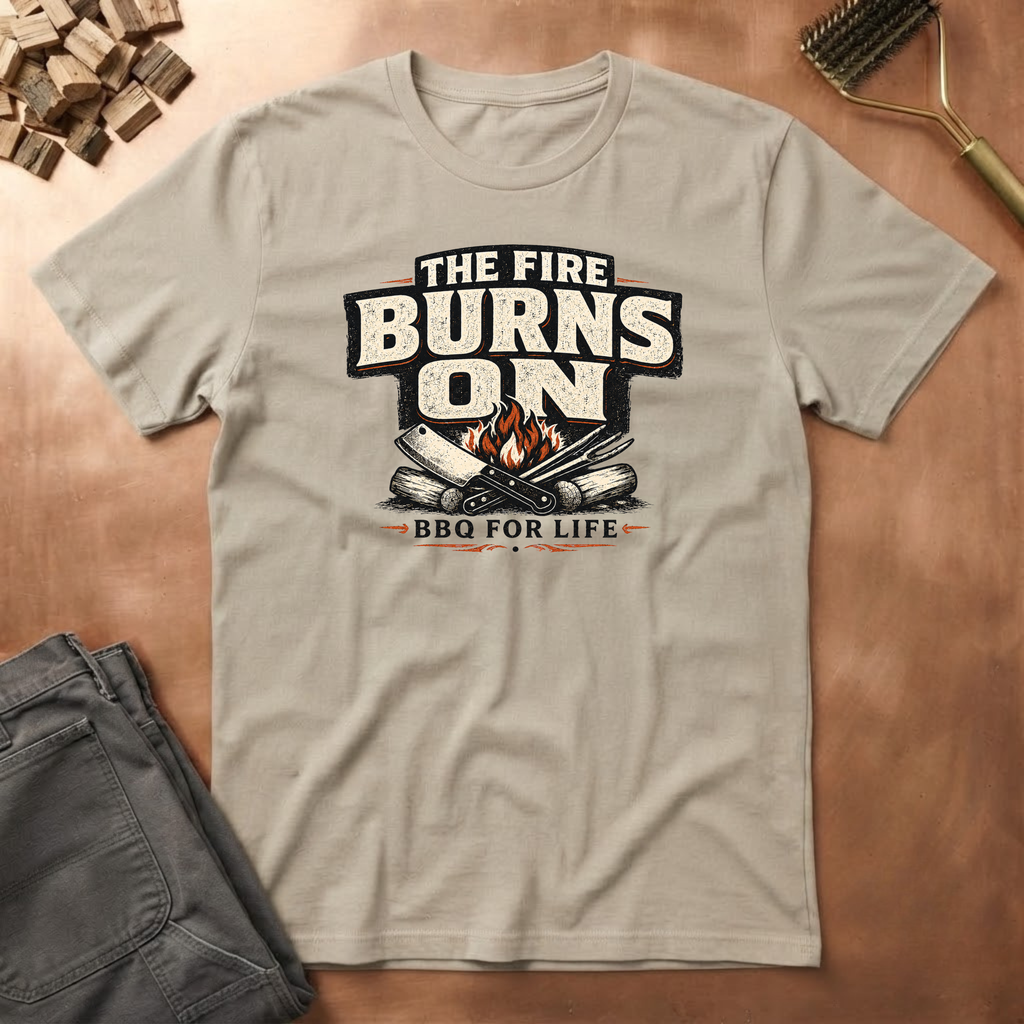 The Fire Burns On T-Shirt
