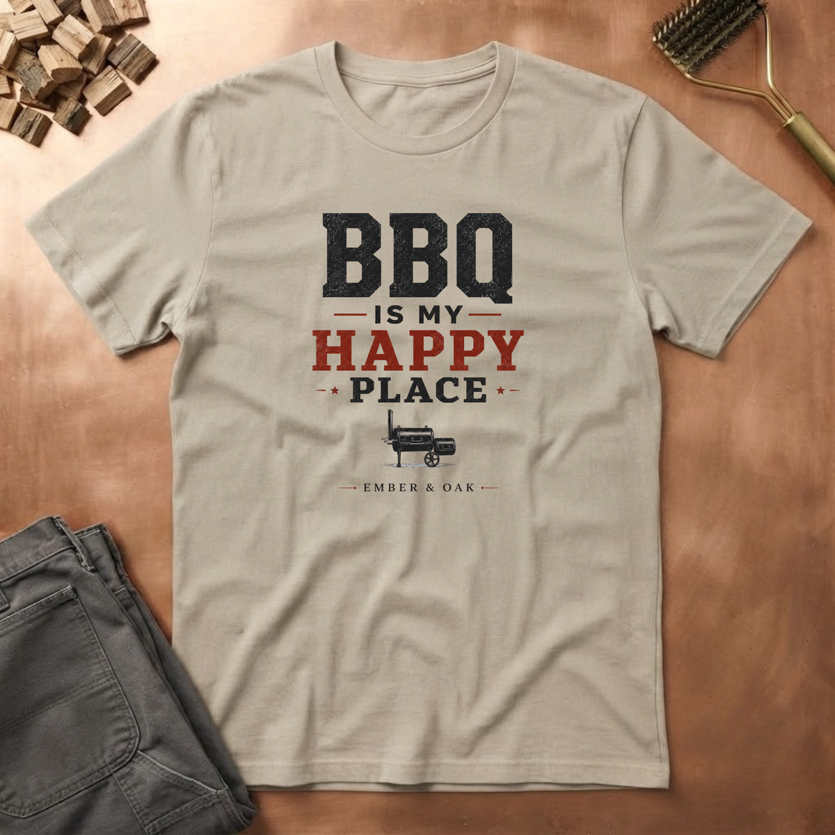 Happy Place BBQ T-Shirt