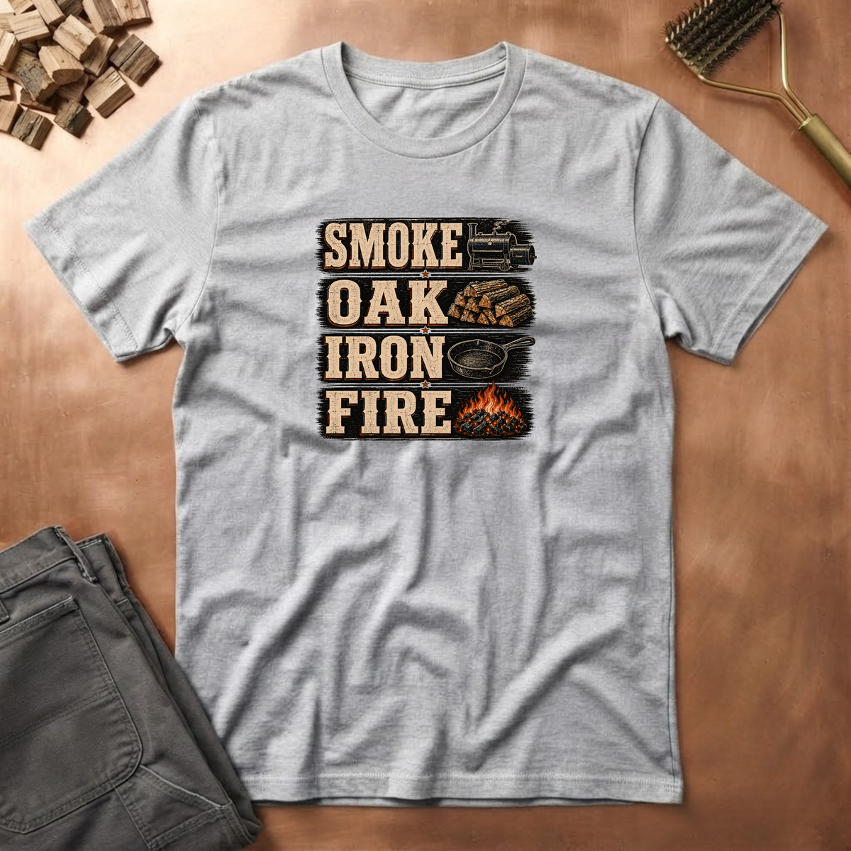 Smoke Oak Iron Fire T-Shirt
