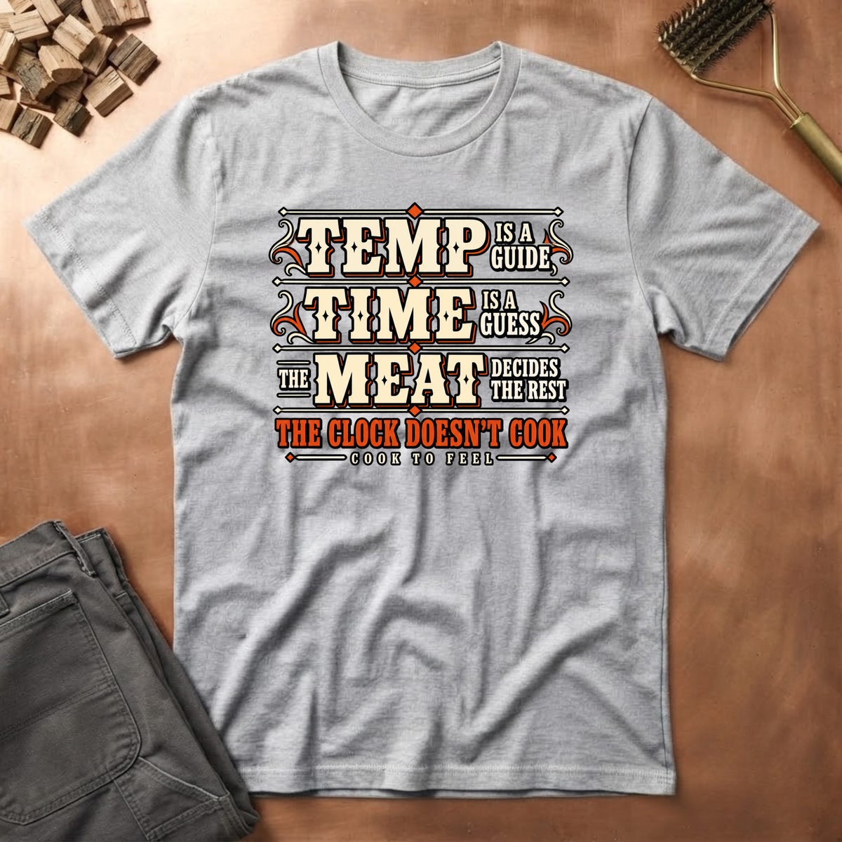 The clock doesnt cook T-Shirt