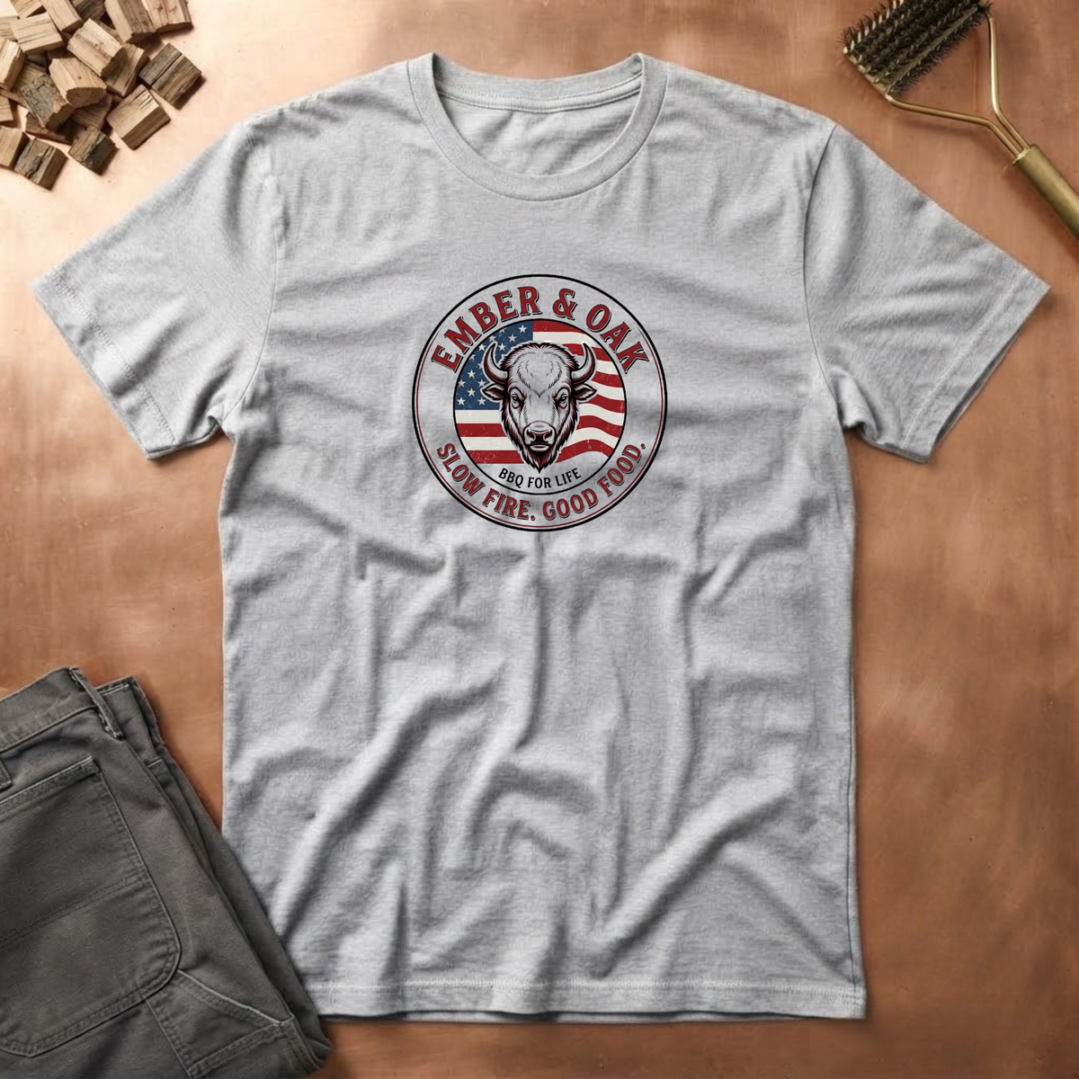 Slow fire good food T-Shirt