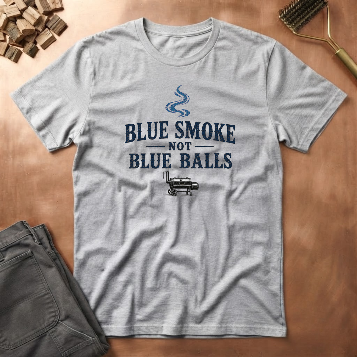 Blue smoke>Blue balls T-Shirt