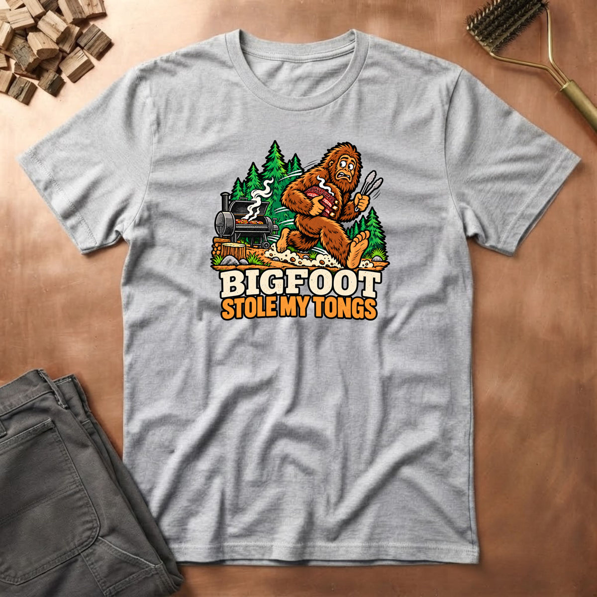 Bigfoot Stealing T-Shirt