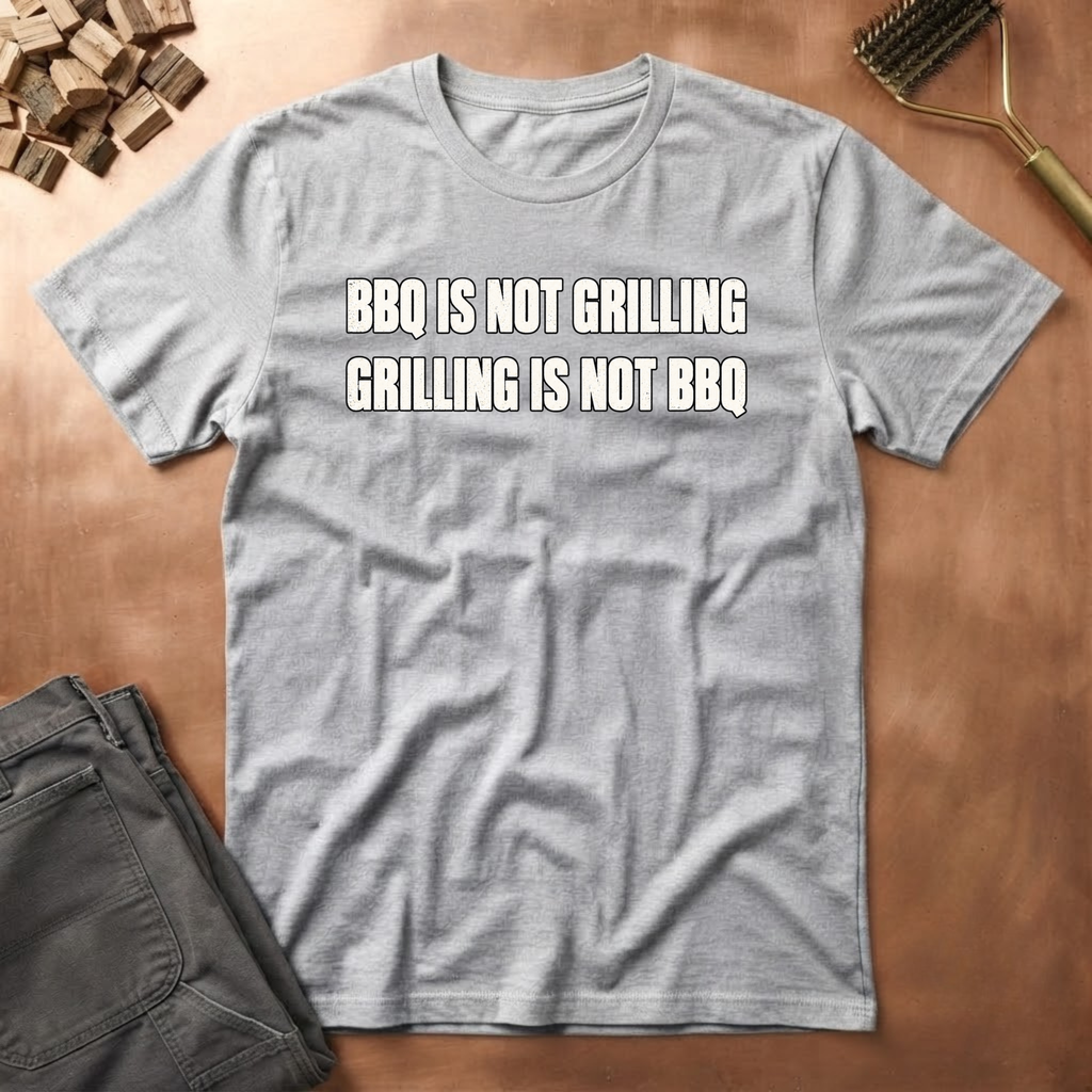BBQ VS Grilling T-Shirt