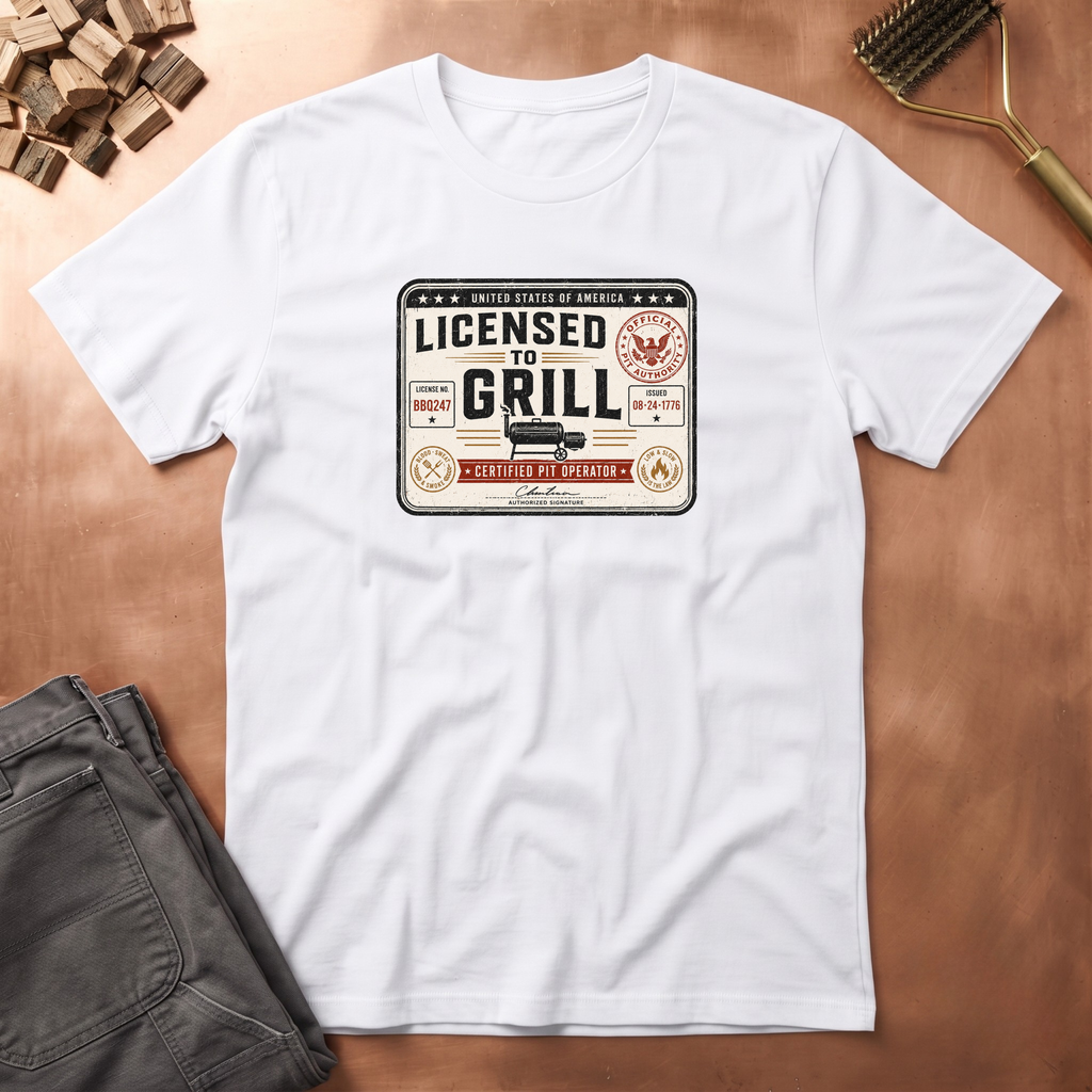 Licensed to grill T-Shirt