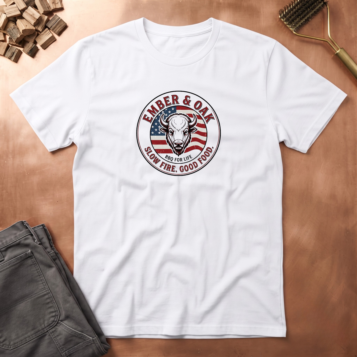 Slow fire good food T-Shirt