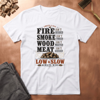 Fire Smoke Wood Meat T-Shirt