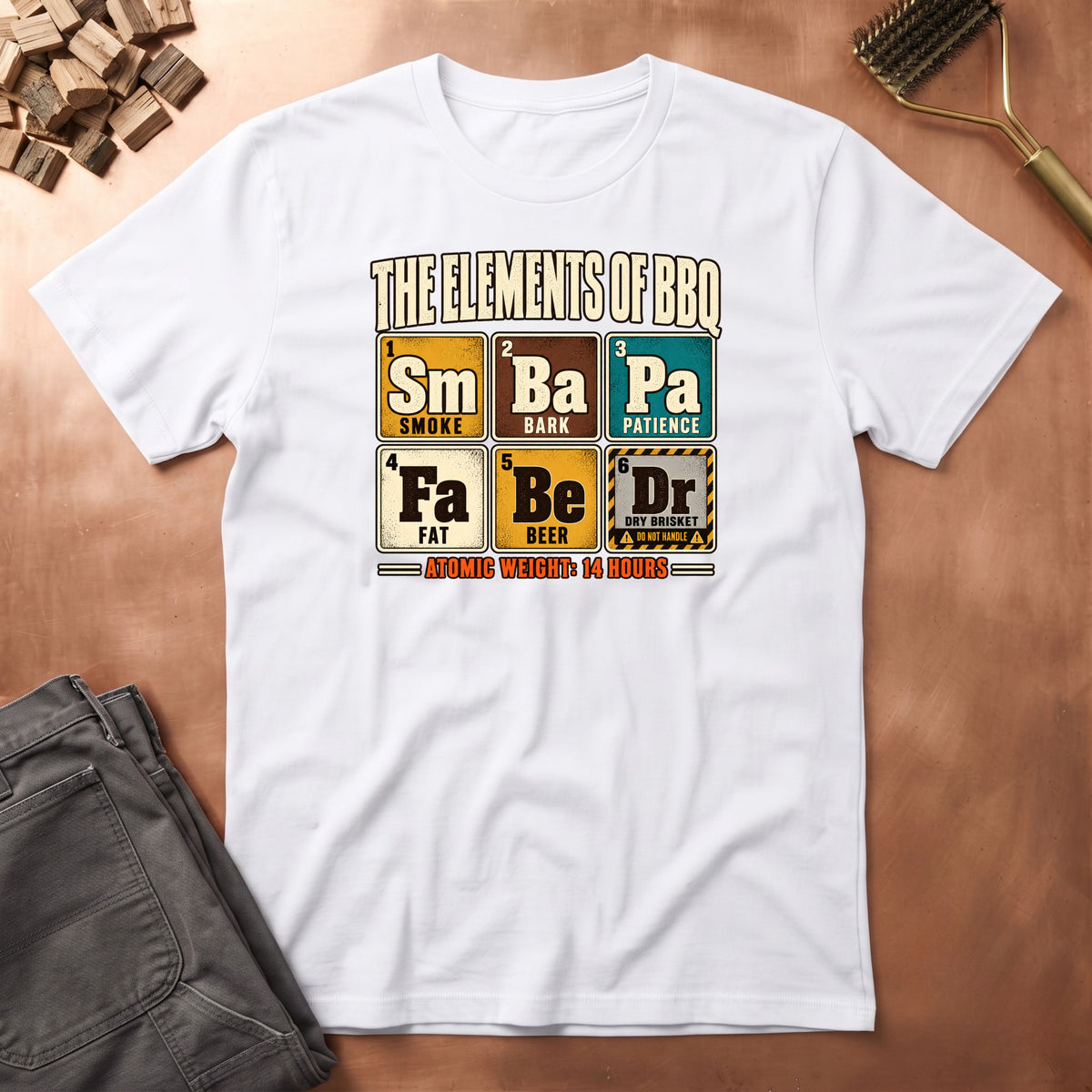 Elements of BBQ T-Shirt