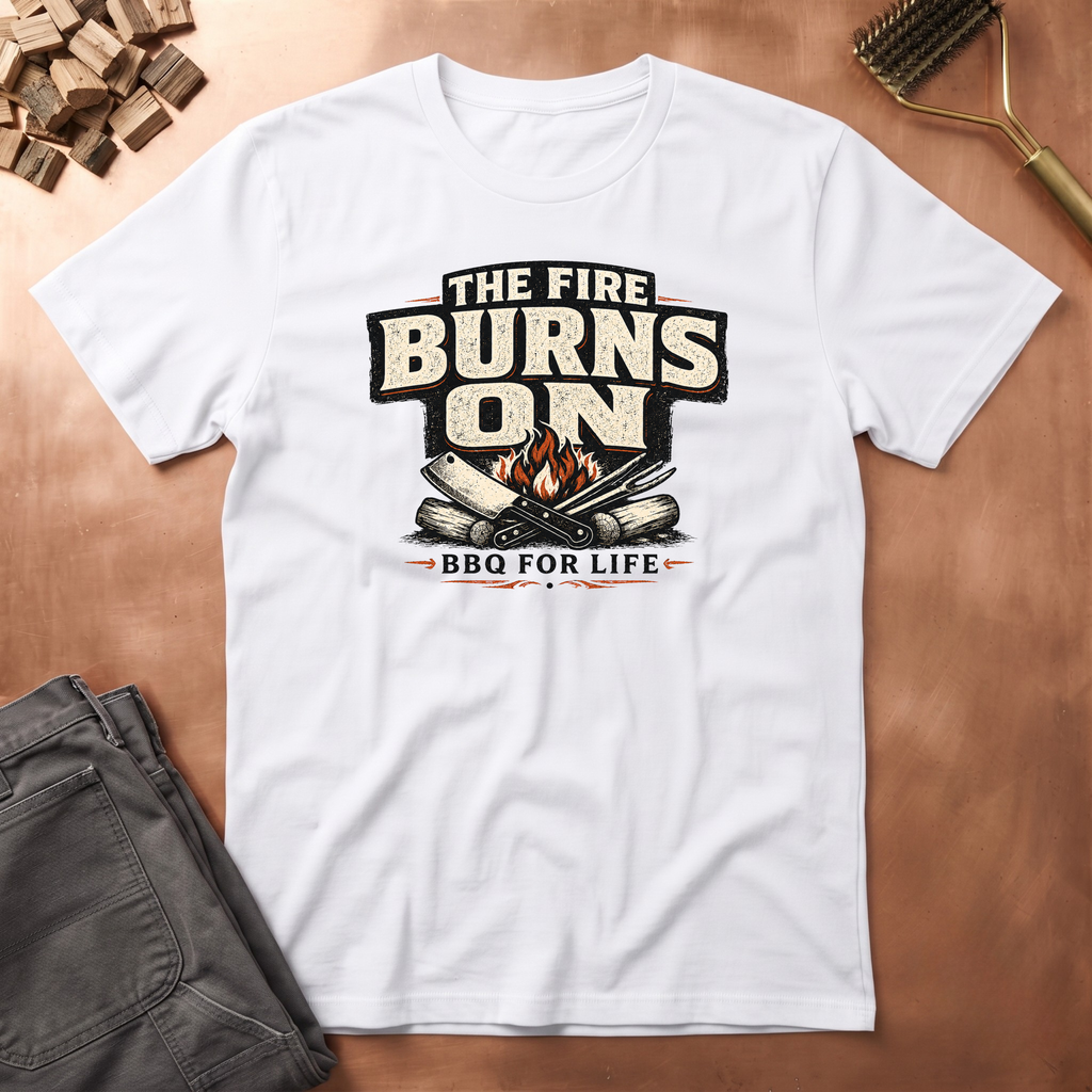 The Fire Burns On T-Shirt