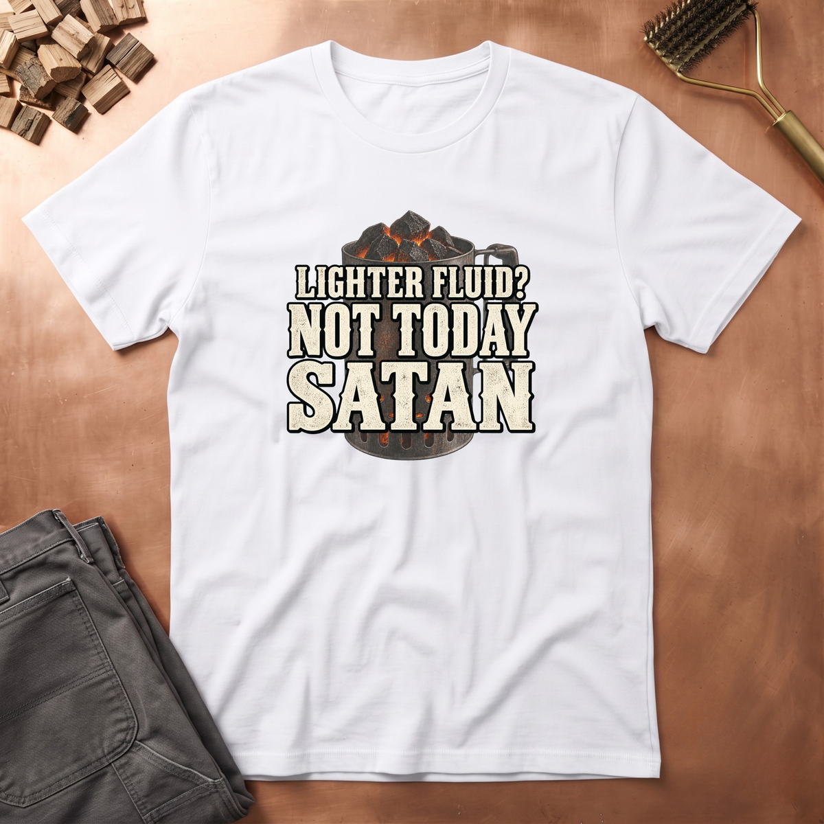 No Lighter Fluid T-Shirt