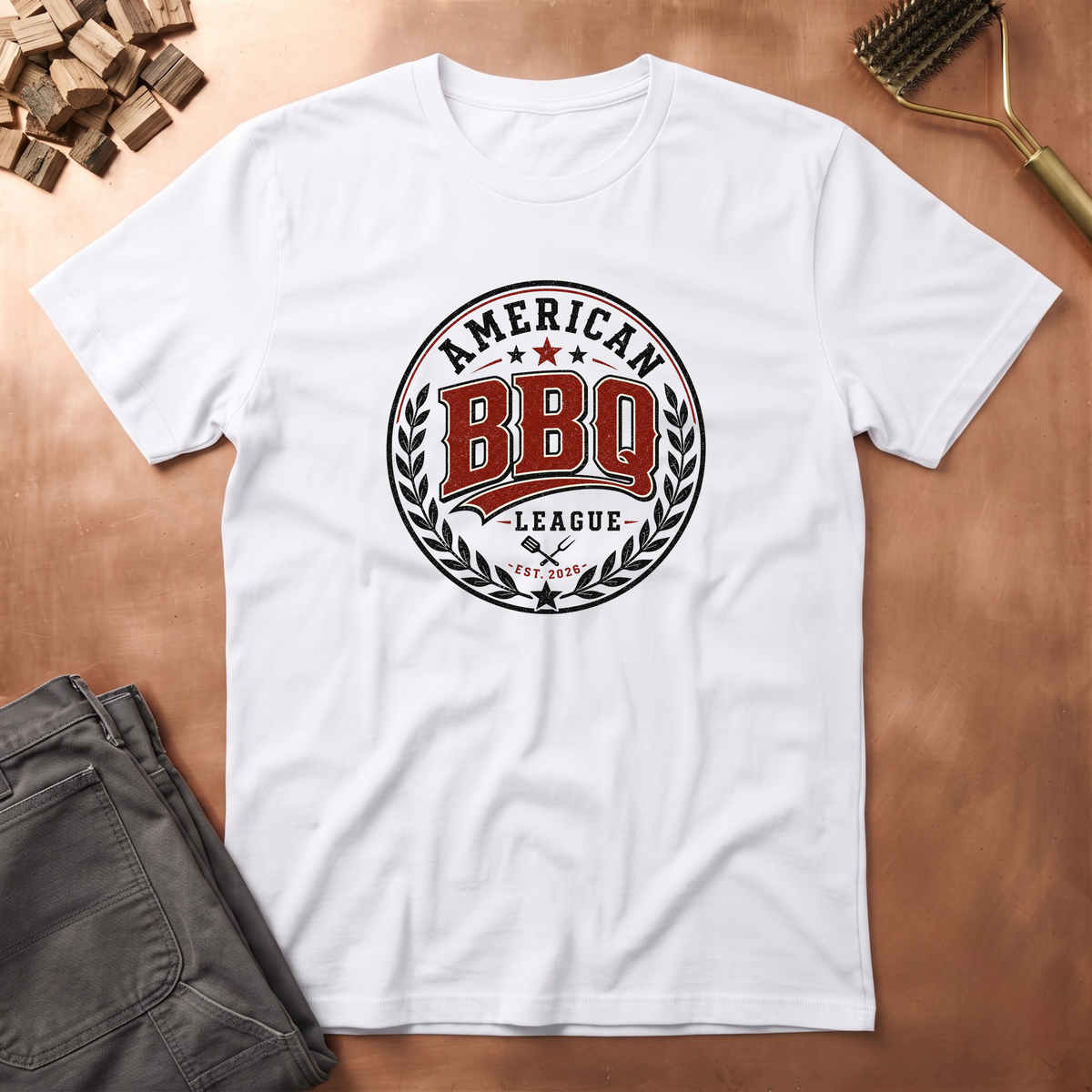 American BBQ League T-Shirt