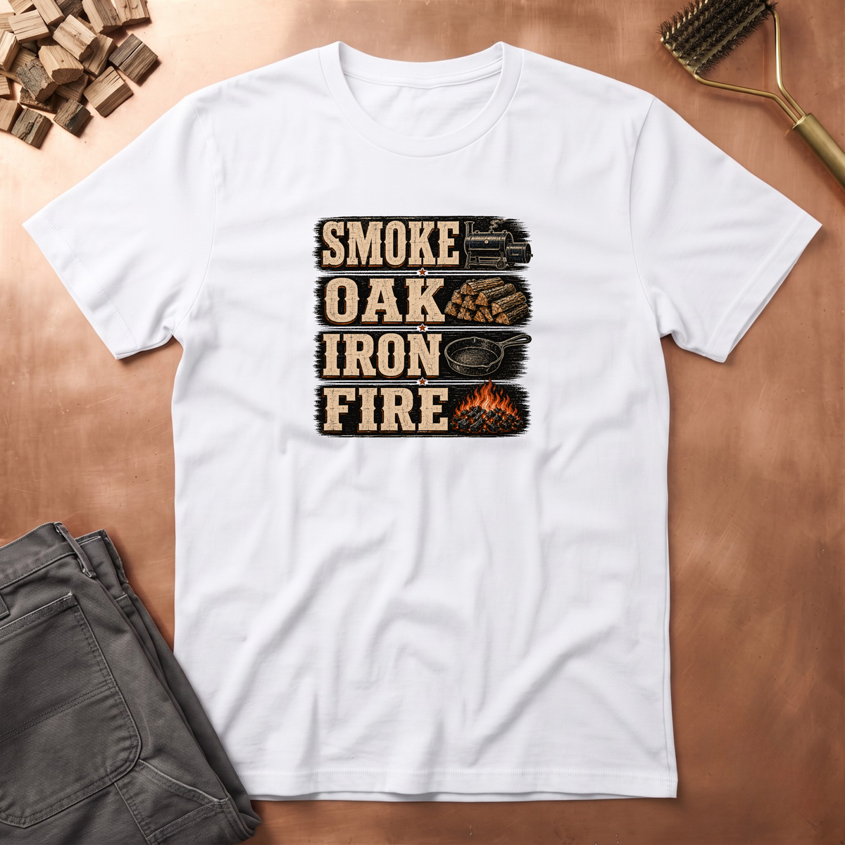 Smoke Oak Iron Fire T-Shirt