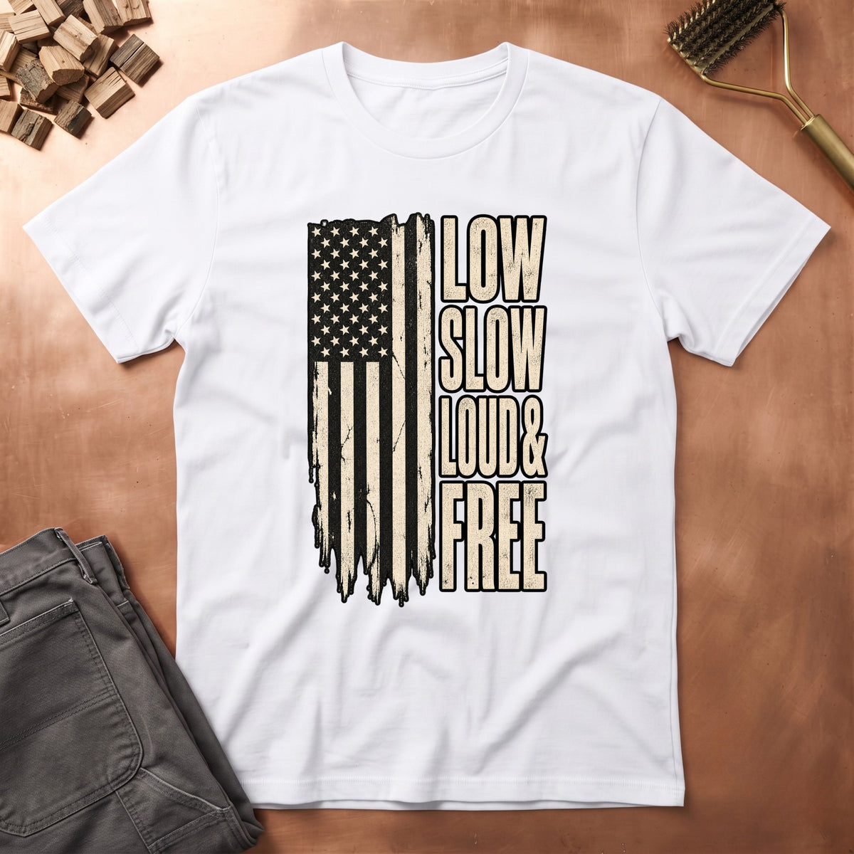LSLF Distressed T-Shirt