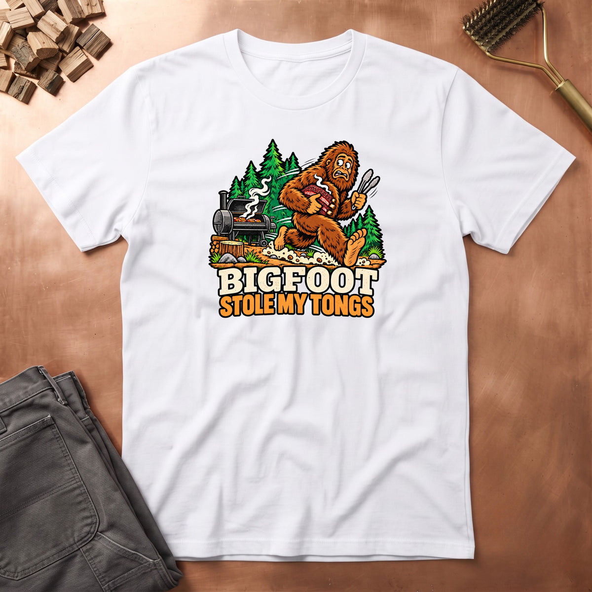 Bigfoot Stealing T-Shirt
