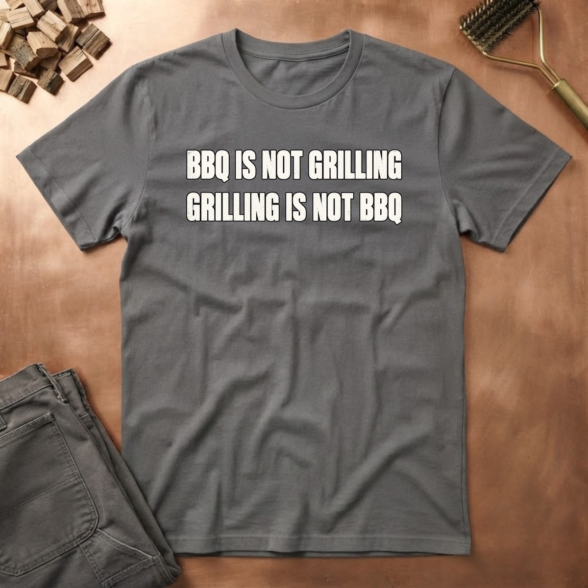BBQ VS Grilling T-Shirt