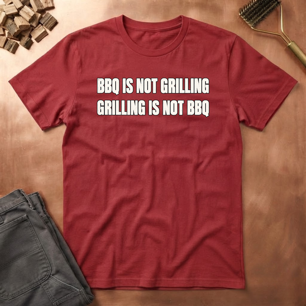 BBQ VS Grilling T-Shirt
