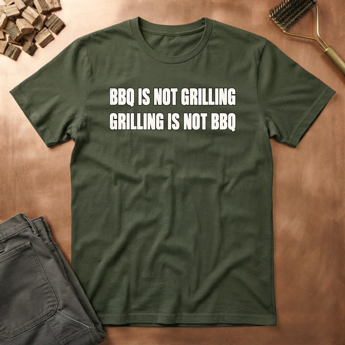 BBQ VS Grilling T-Shirt