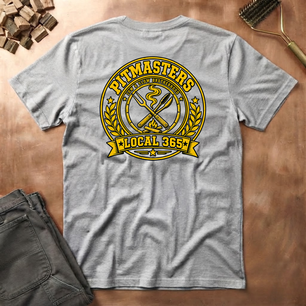 Pitmasters local 365 Circle (FRONT & BACK)