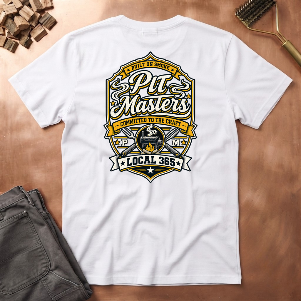 Pitmasters local 365 Sheild (FRONT & BACK)